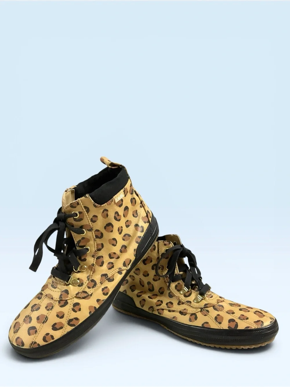 Keds Leopard Print High-Top Water Resistant- Women/Big Girls Size 5